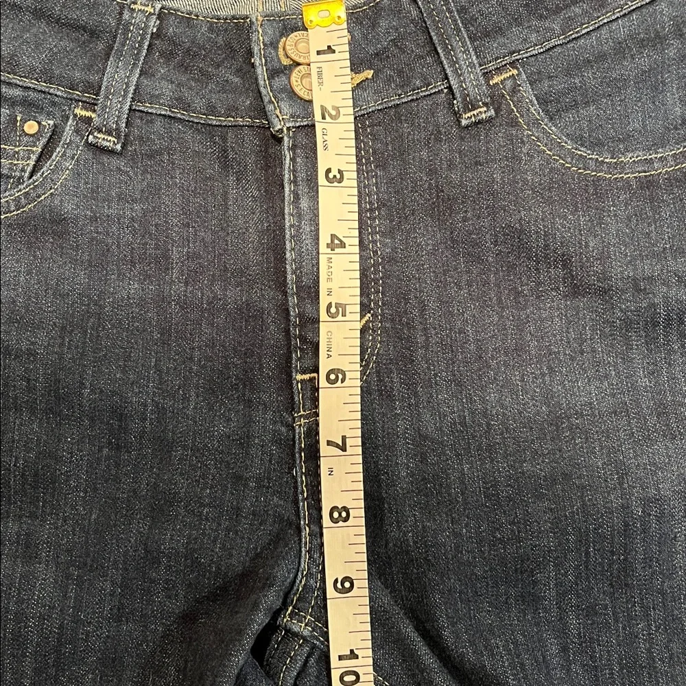 Levi's 526 Slender Boot Cut Jeans 29x30 Dark Wash Y2K Western Flap Pocket - Picture 7 of 9